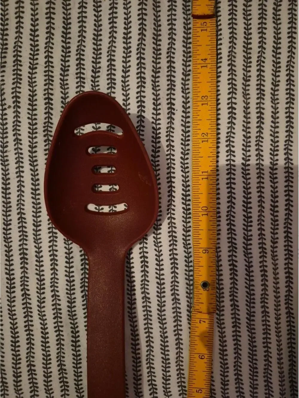 Rachel Ray Nylon Cooking Slotted Spoon Kitchen Utensil Red 13” Long